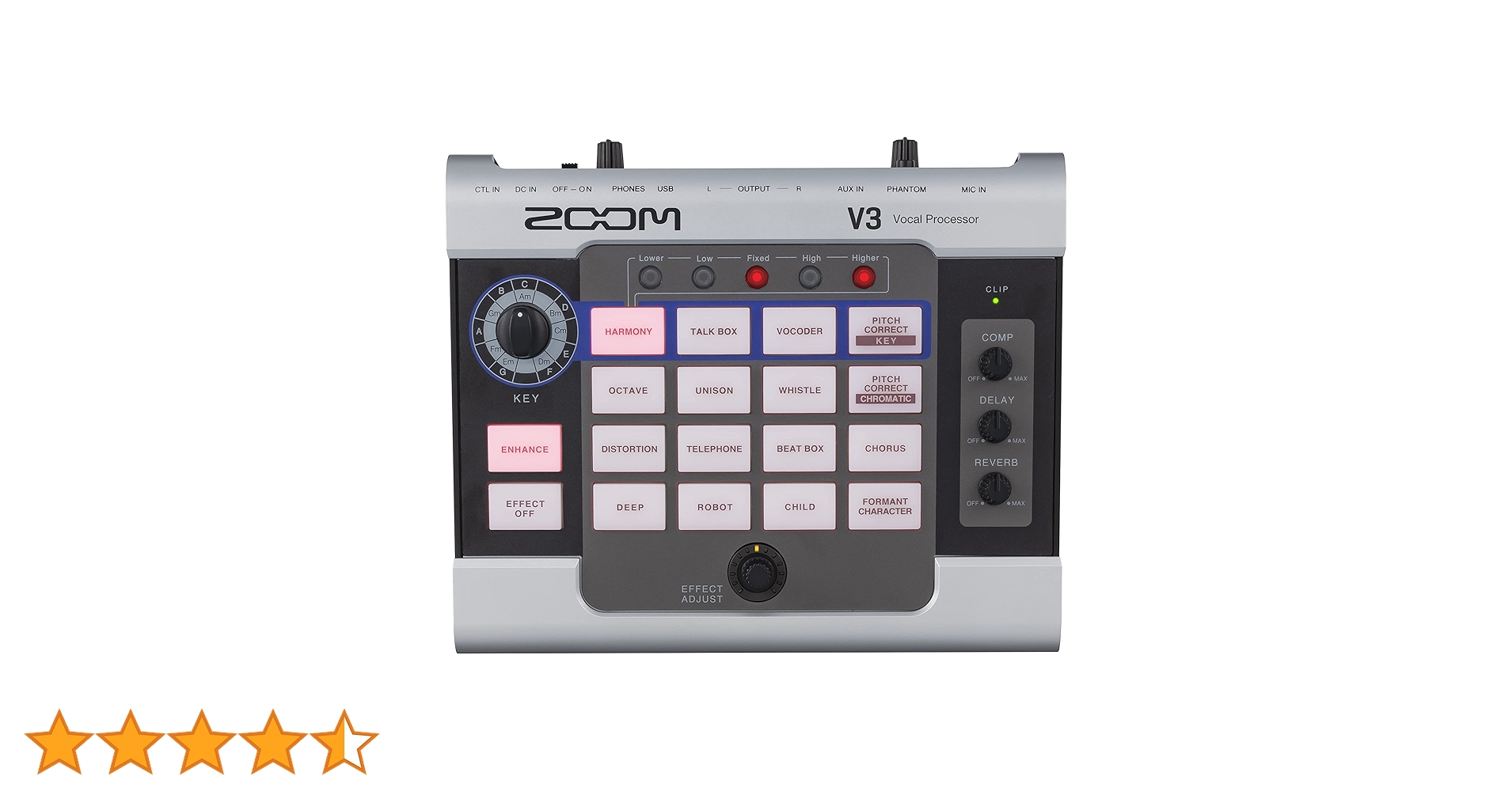 ZOOM V3 オーディオプロセッサー 本体 Vocal Processor】ZOOM V3